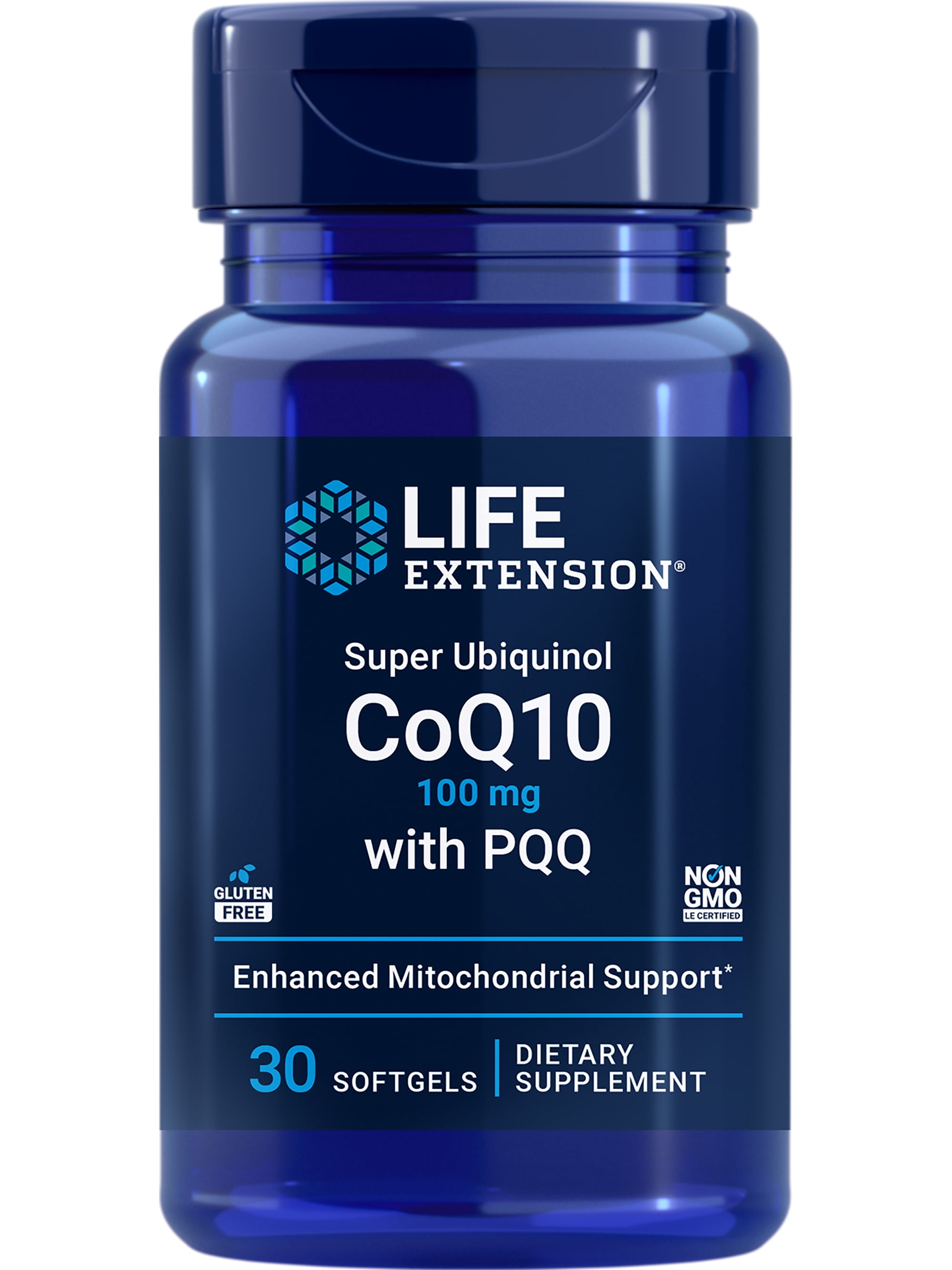 Life Extension Super Ubiquinol CoQ10 with PQQ, CoQ10, PQQ, shilajit, heart health, cellular