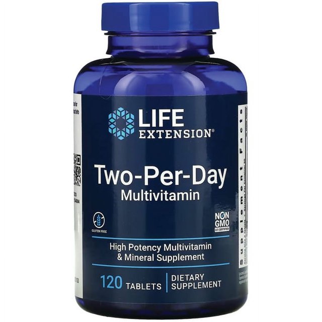 Life Extension TwoPerDay Multivitamin Packed with Over 25 Vitamins, Minerals & Extracts