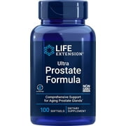 Life Extension Ultra Prostate Formula, 100 Softgels - Natural Prostate Supplement for Men - New Blue Bottle