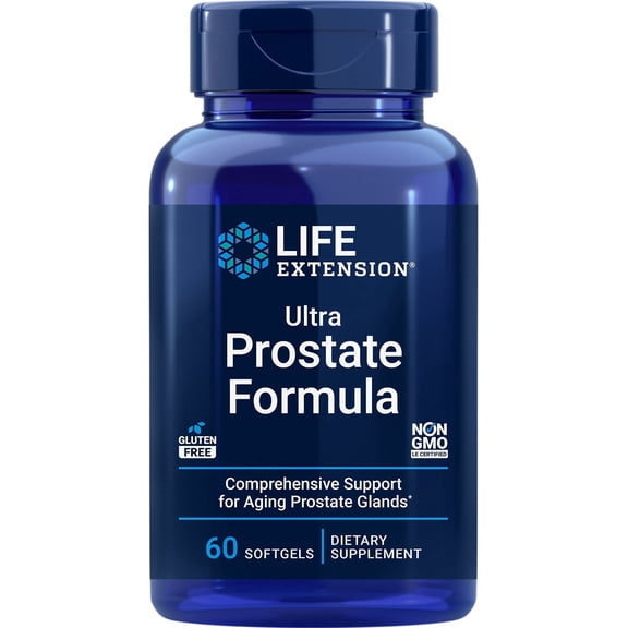 Life Extension, Ultra Prostate Formula, mens health, prostate health, urination, 320 mg saw palmetto, 60 softgels