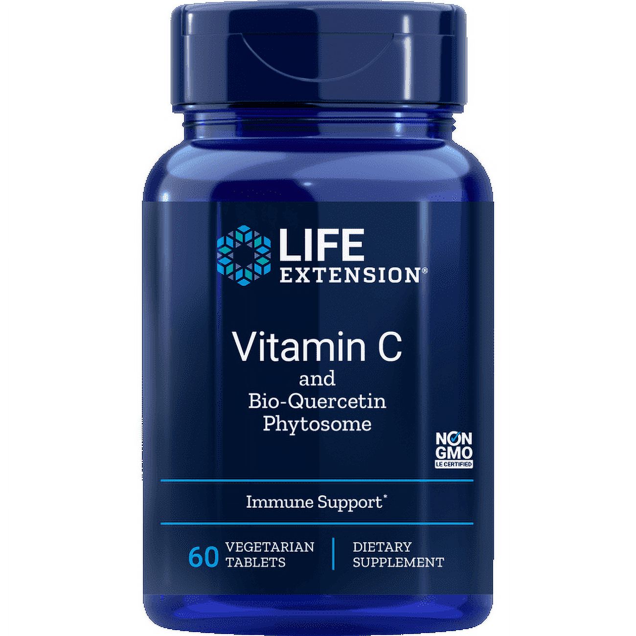 Life Extension Vitamin C and Bio-Quercetin Phytosome 60 Veg Tabs - image 1 of 2