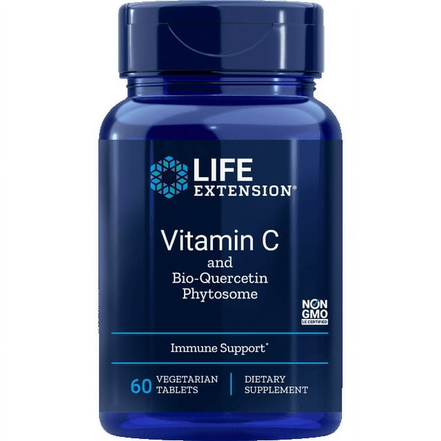 Life Extension Vitamin C and Bio-Quercetin Phytosome 60 Veg Tabs