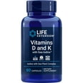 thumbnail image 1 of Life Extension®, Vitamins D and K with Sea-Iodine™, 5000 IU vitamin D, 2100 mcg K1, K2, 1000 mcg iodine, 60 capsules, 1 of 10