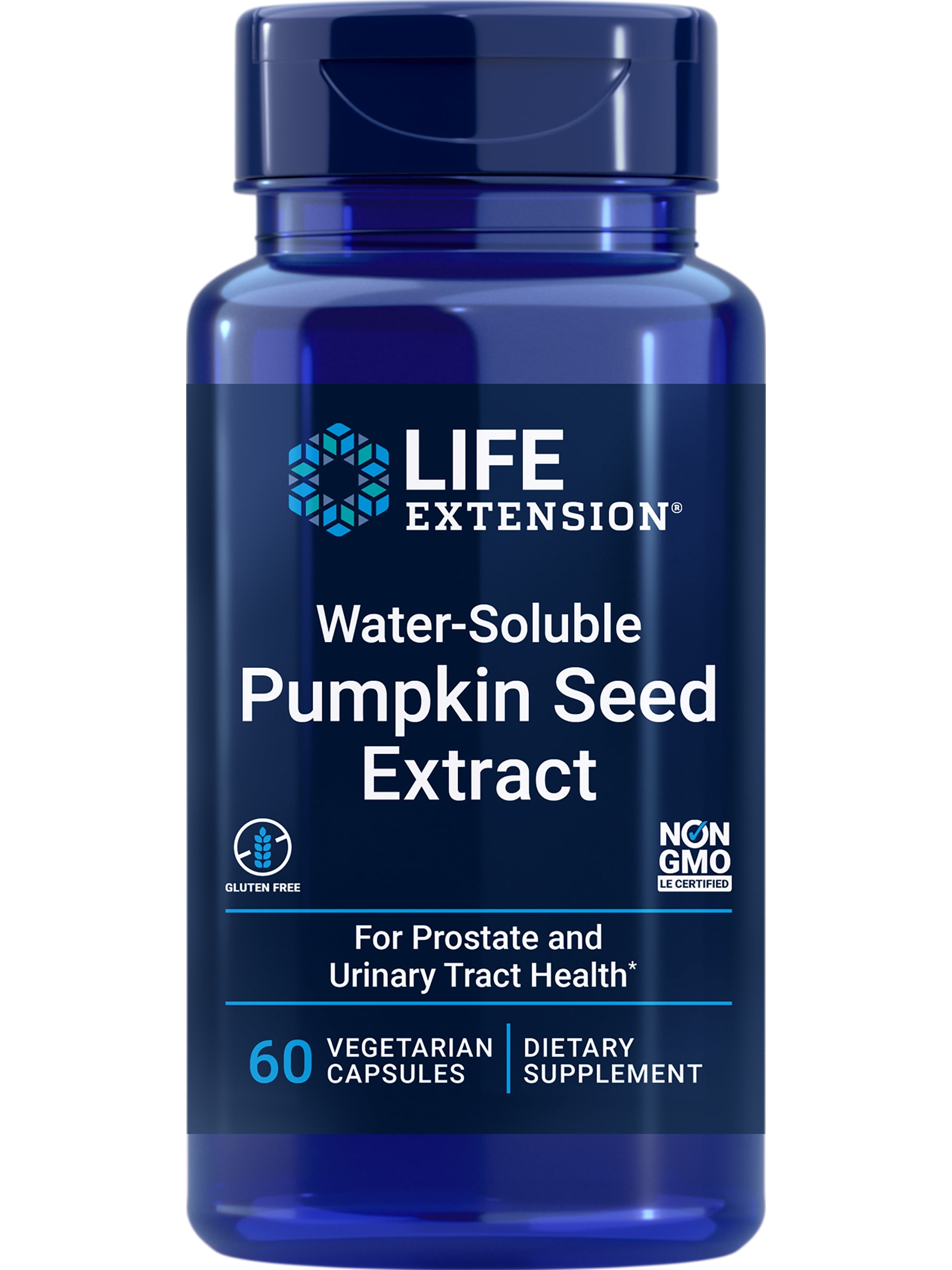 Life Extension WaterSoluble Pumpkin Seed Extract Promotes Prostate