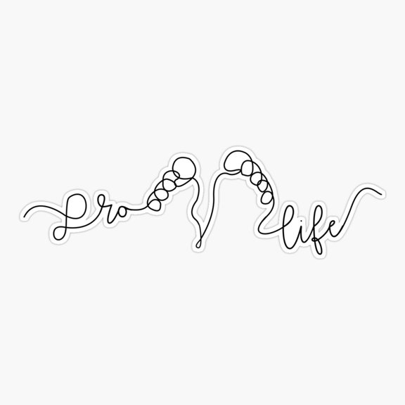 Life Faith Message Sticker