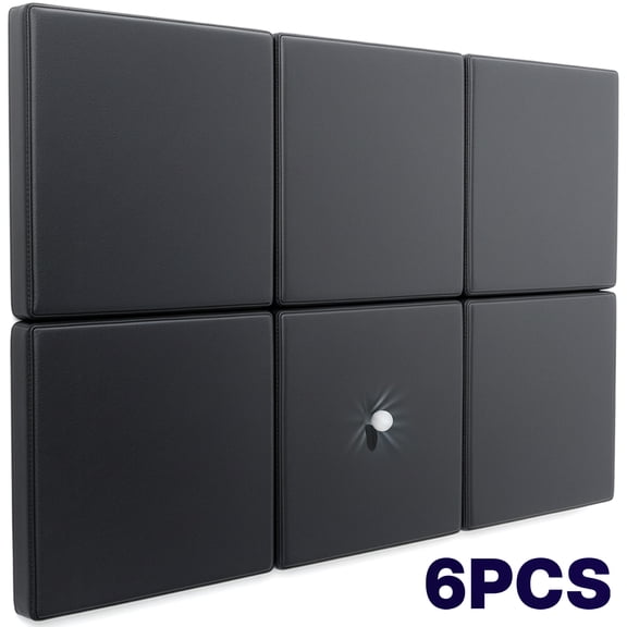 Life Finds 6-Pack Wall Pads for Golf Simulator, 20 x 20 x 3 in Per Panel