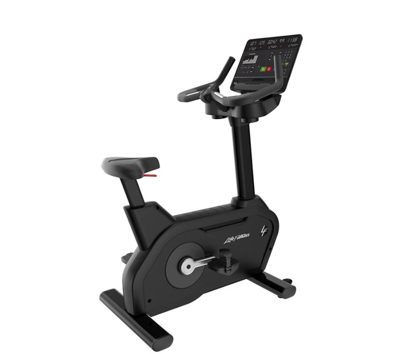 Pre-Owned Life Fitness Club Series+ Plus Upright Exercise Bike with SL Console