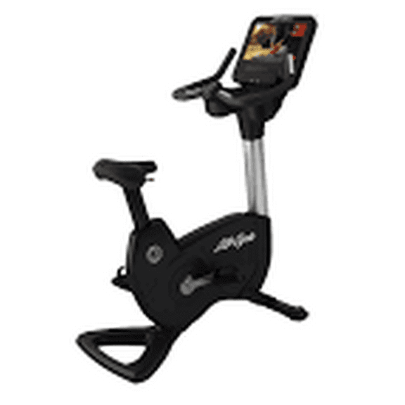Pre-Owned Life Fitness Platinum Club Series Upright Exercise Bike with SE3 HD Console
