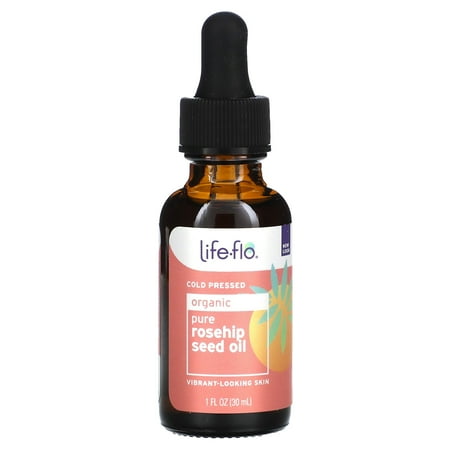Life-Flo Pure Rosehip Seed Oil | Organic & Cold Pressed | Authentic Rose Hip Oil for Face & Skin Restoration | Dry & Non-Greasy | 1 Ounce