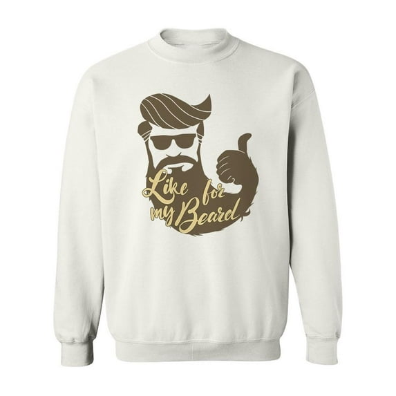 "Life For My Beard" Cool Design Sweatshirt Men -Image by Shutterstock, Male x-Large