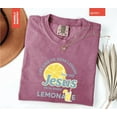 thumbnail image 1 of Life Gave Me Lemons But My Jesus Makes Lemonade T-Shirt – Comfort Colors Christian Faith Tee, 1 of 4