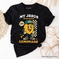 thumbnail image 1 of Life Gave Me Lemons Jesus Lemonade T-Shirt, Funny Christian Faith Retro Tee, 1 of 5