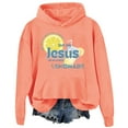 thumbnail image 1 of Life Gave Me Some Lemons But My Jesus He Be Making Lemonade Sweatshirt Funny Lemonade Christians Hoodie, 1 of 8
