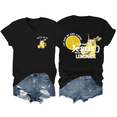 thumbnail image 1 of Life Gave Me Some Lemons But My Jesus He Be Making Lemonade V Neck Shirt Lemons Graphic Tees For Women, 1 of 7