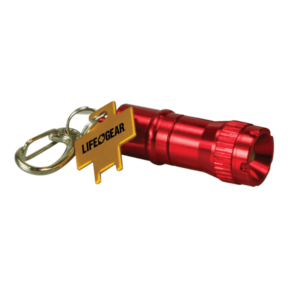 Life Gear 41-3944 Lumens LED Mini Aluminum Keychain Flashlight