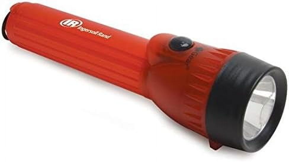 Life Gear Mini LED Flashlight with Glow Handle, Red Body