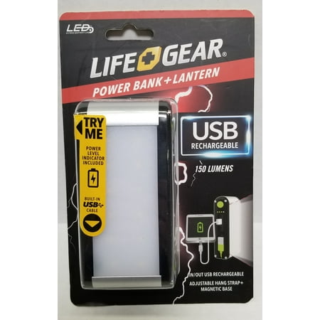 Life+Gear Storm Proof USB Rechargeable Powerbank Lantern