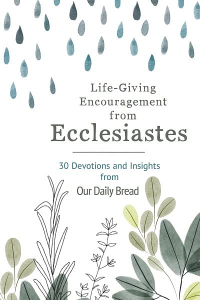 Life-Giving Encouragement from Ecclesiastes : 30 Devotions and Insights from Our Daily Bread (Paperback)