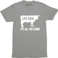 thumbnail image 1 of Life Goal Pet All The Cows Cattle Country Animal Farm Men's T-Shirt, 1 of 4