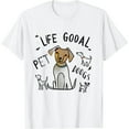 thumbnail image 1 of Life Goal Pet All The Dogs Shirt For Women Kids Funny Dog T-Shirt, 1 of 5