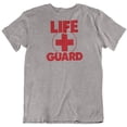 thumbnail image 1 of Life Guard. T-Shirt Gift for Surfers, Divers, Coast Guard, Men and Women Light Grey, 1 of 8