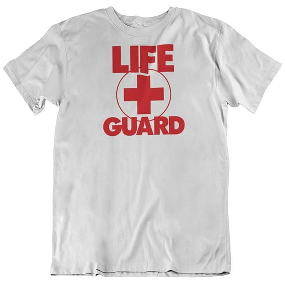 Life Guard. T-Shirt Gift for Surfers, Divers, Coast Guard, Men and Women White