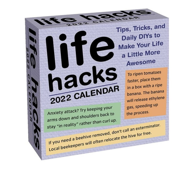 Life Hacks 2022 Day-To-Day Calendar: Tips, Tricks, and Daily Diys to Make Your Life a Little More Awesome (Other)