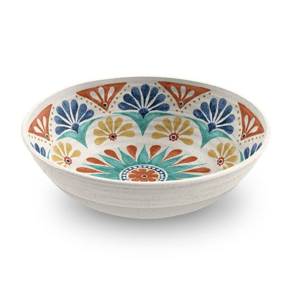 Rio Medallion Low Serve Bowl, 12.2" x 3.6", 142 oz.