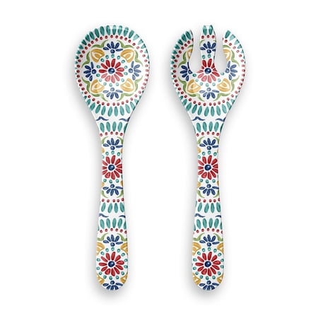 Life Happens Rio Medallion Servers Set (1Pcs Fork + 1Pcs Spoon)