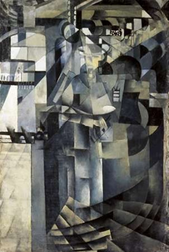 Life In a Big Hotel Canvas Art - Kazimir Malevich (20 x 28)