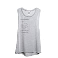 thumbnail image 1 of Life Is A Balance Of Holding On And Letting Go Women's Fashion Sleeveless Muscle Workout Yoga Tank Top Sport Grey 2X-Large, 1 of 3