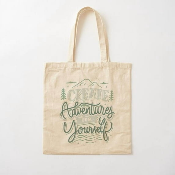 Life Is A Blank Canvas, Paint Your Own Adventure. Cotton Tote Bag Canvas Tote Bag, Family Gift For Mother, Her