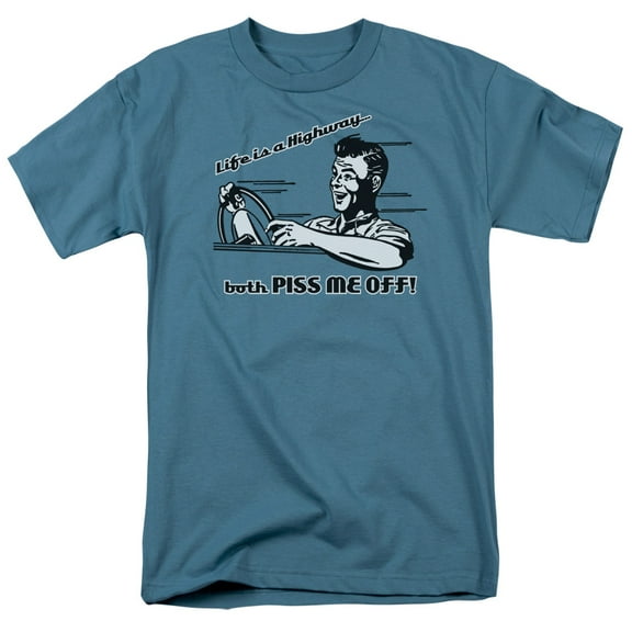 - Life Is A Highway - Short Sleeve Shirt - Medium