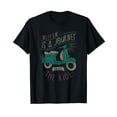 thumbnail image 1 of Life Is A Journey Enjoy The Ride Moped Vintage Retro Scooter T-Shirt, 1 of 5
