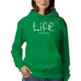 thumbnail image 1 of Life Is Beggining Daisies Hoodie Women -Image by Shutterstock, Female x-Large, 1 of 4