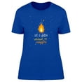 thumbnail image 1 of Life Is Better Around Campfire T-Shirt Women -Image by Shutterstock, Female Large, 1 of 2