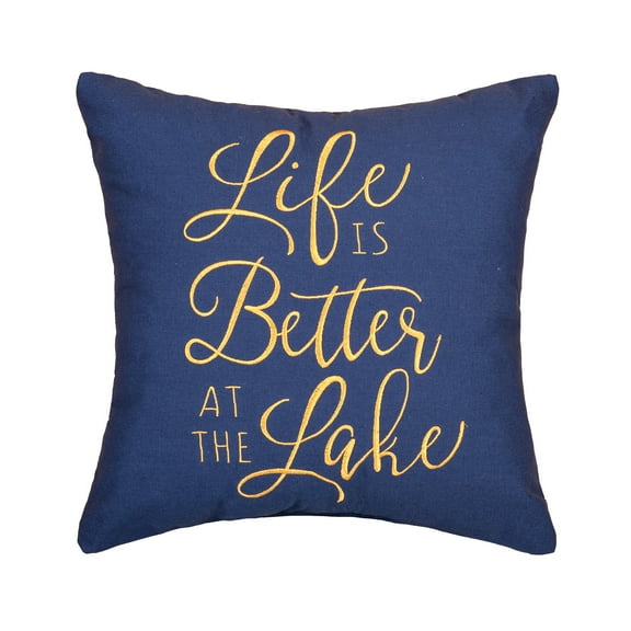 Life Is Better At Lake Pillow