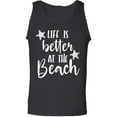 thumbnail image 1 of Life Is Better At The Beach Adult Tank Top, 1 of 3