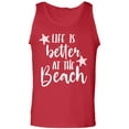 thumbnail image 1 of Life Is Better At The Beach Adult Tank Top, 1 of 3