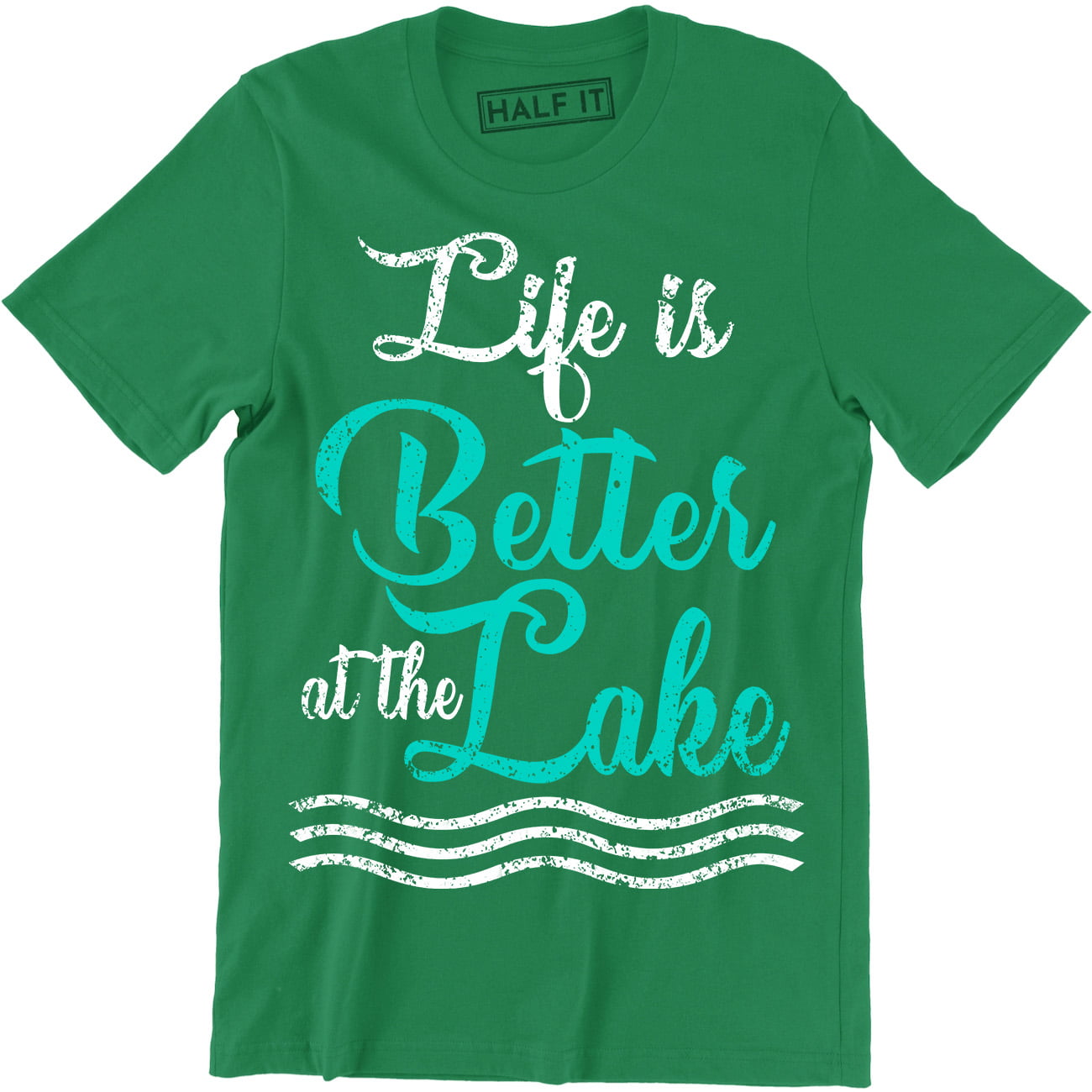 Life Is Better At The Lake - Cottage Fishing Boating Men's T-Shirt 