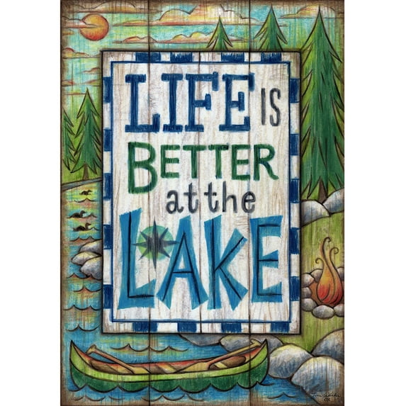 Better at the Lake Garden Flag
