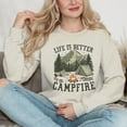 thumbnail image 1 of Life Is Better By The Campfire Tent | Sweatshirt, 1 of 5