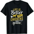 thumbnail image 1 of Life Is Better Funny Farmer Humor Ranch T-Shirt, 1 of 3