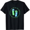 thumbnail image 1 of Life Is Better In Flip Flop Funny Summer Sandals T-Shirt, 1 of 4
