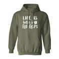 thumbnail image 1 of Life Is Better In Flip Flops Adult Hooded Sweatshirt, 1 of 3