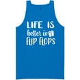 thumbnail image 1 of Life Is Better In Flip Flops Neon Tank Top, 1 of 1