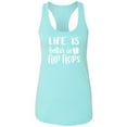thumbnail image 1 of Life Is Better In Flip Flops Racerback Tank, 1 of 3