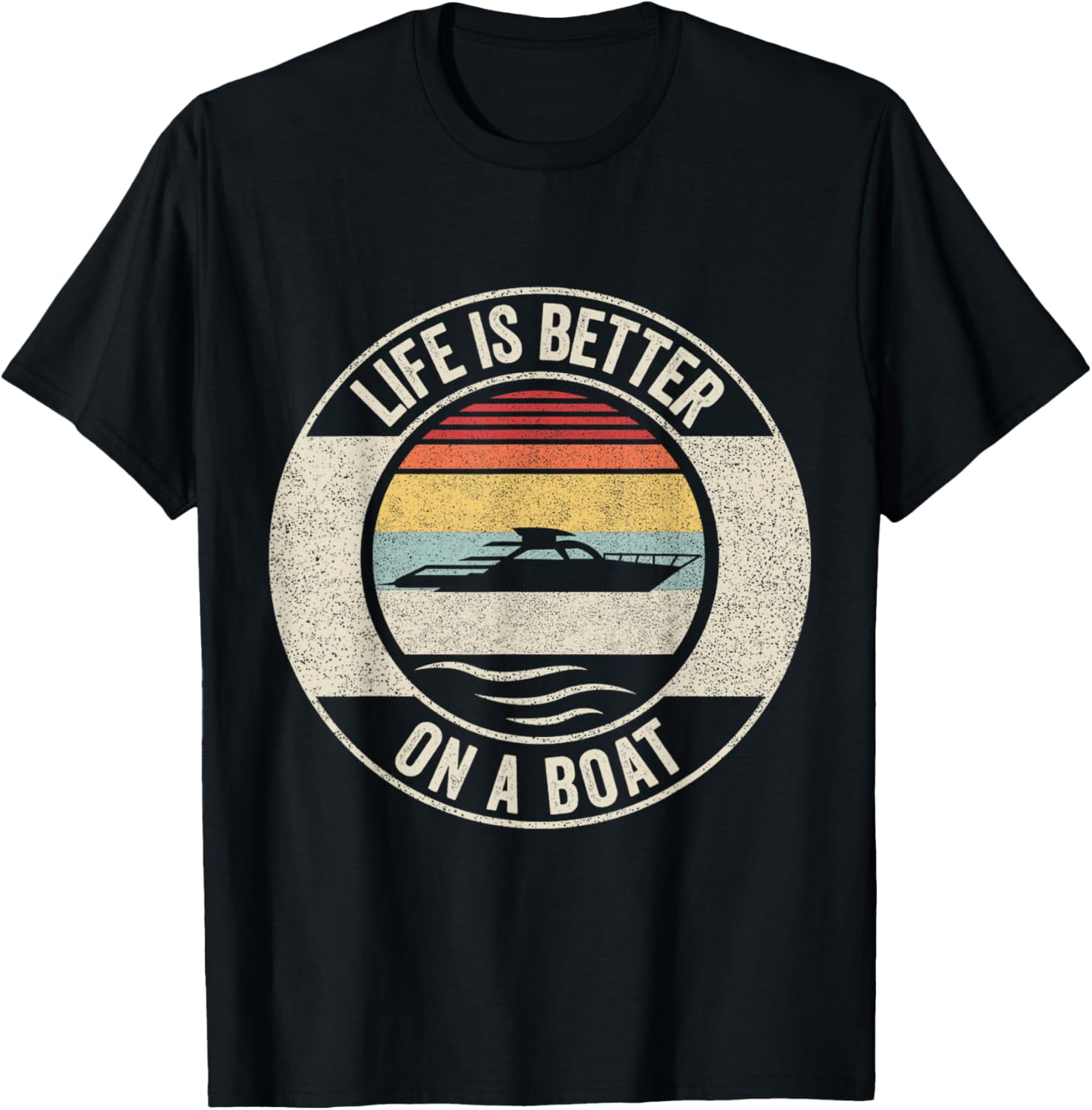 Boater Keychain - "Life Is Better On A Boat" Stainless Steel Gift For Boat Owners & Captains