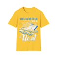thumbnail image 1 of Life Is Better On Boat Owner Boating Captain Sailor Boater TShirt, 1 of 4