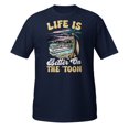 thumbnail image 1 of Life Is Better On The Toon Funny Pontoon Boat Boating Gift T-Shirt (Navy, S), 1 of 2